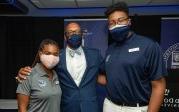 The Monarch Nation Tour came to an end with a reception for alumni, students and friends to meet President Brian O. Hemphill, Ph值.D., and First Lady Marisela Rosas Hemphill, Ph值.D.， 8月. 14 at the Priority Automotive Club at S.B. Ballard Stadium on Old Dominion University's campus.